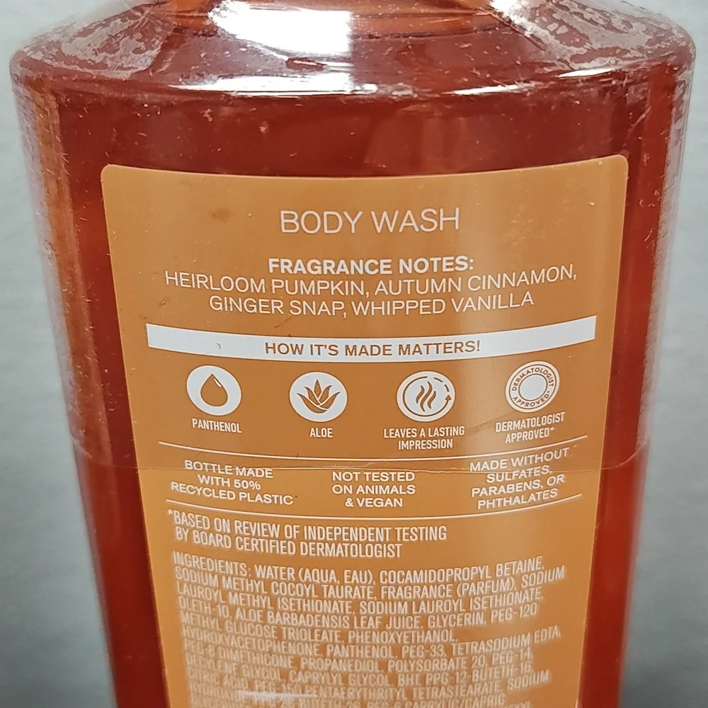Bath & Body Works SWEET CINNAMON PUMPKIN 3 Piece Body Care Bundle Set
